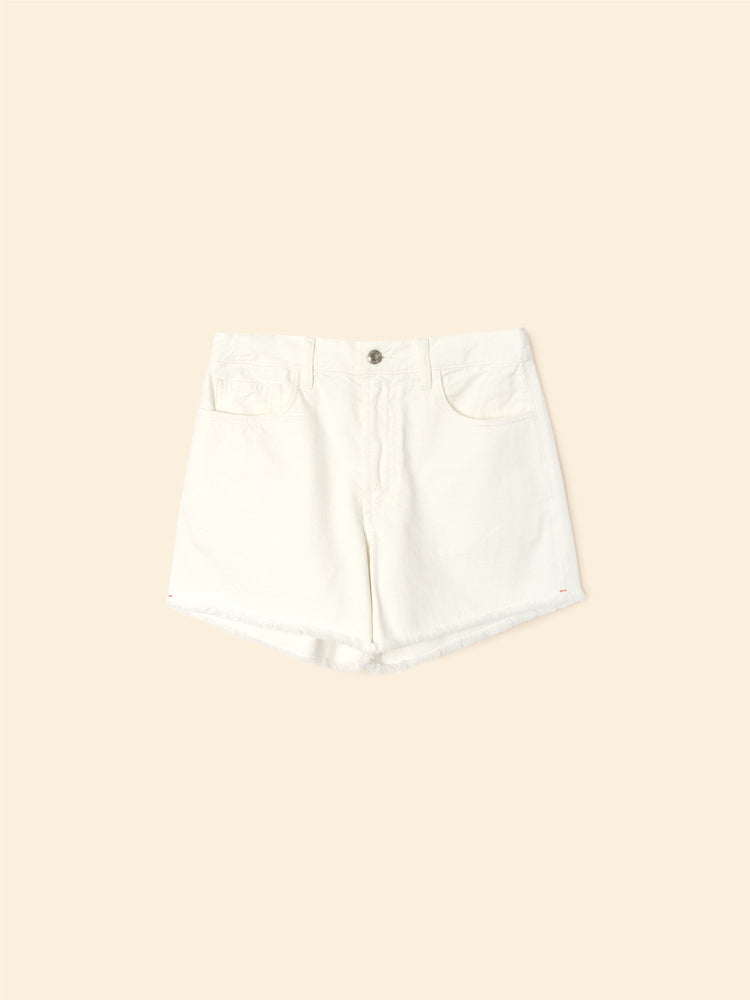 X2501 Short White Hailey Denim Short White Hailey Denim Short