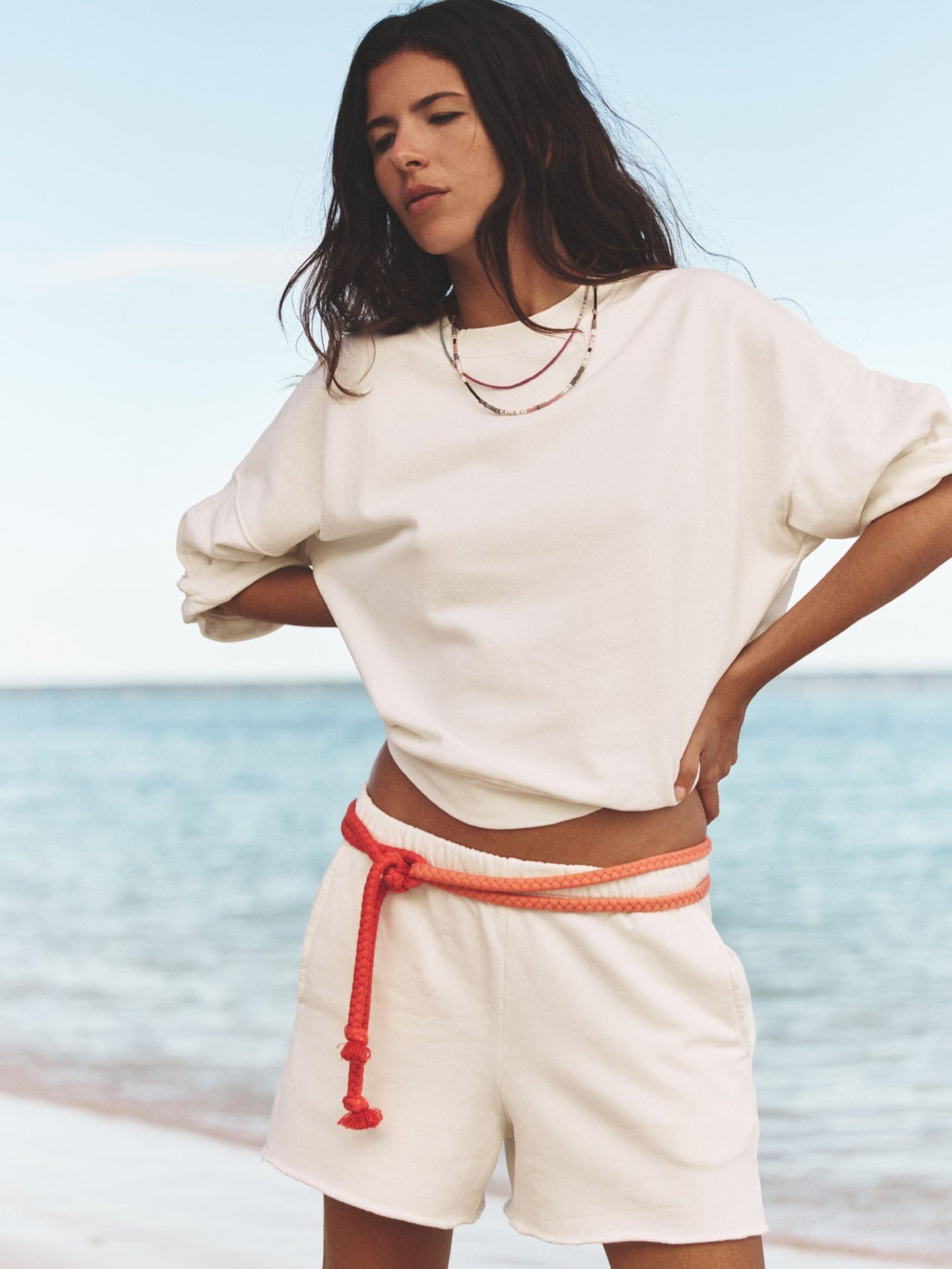 X2501 Sweatshirt Alabaster Trixie Terry Sweatshirt Alabaster Trixie Terry Sweatshirt