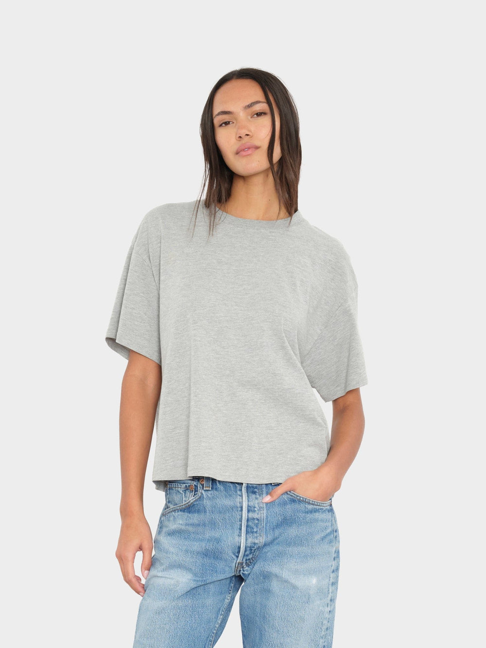 X2501 Tee Heather Grey Palmer Tee Heather Grey Palmer Tee