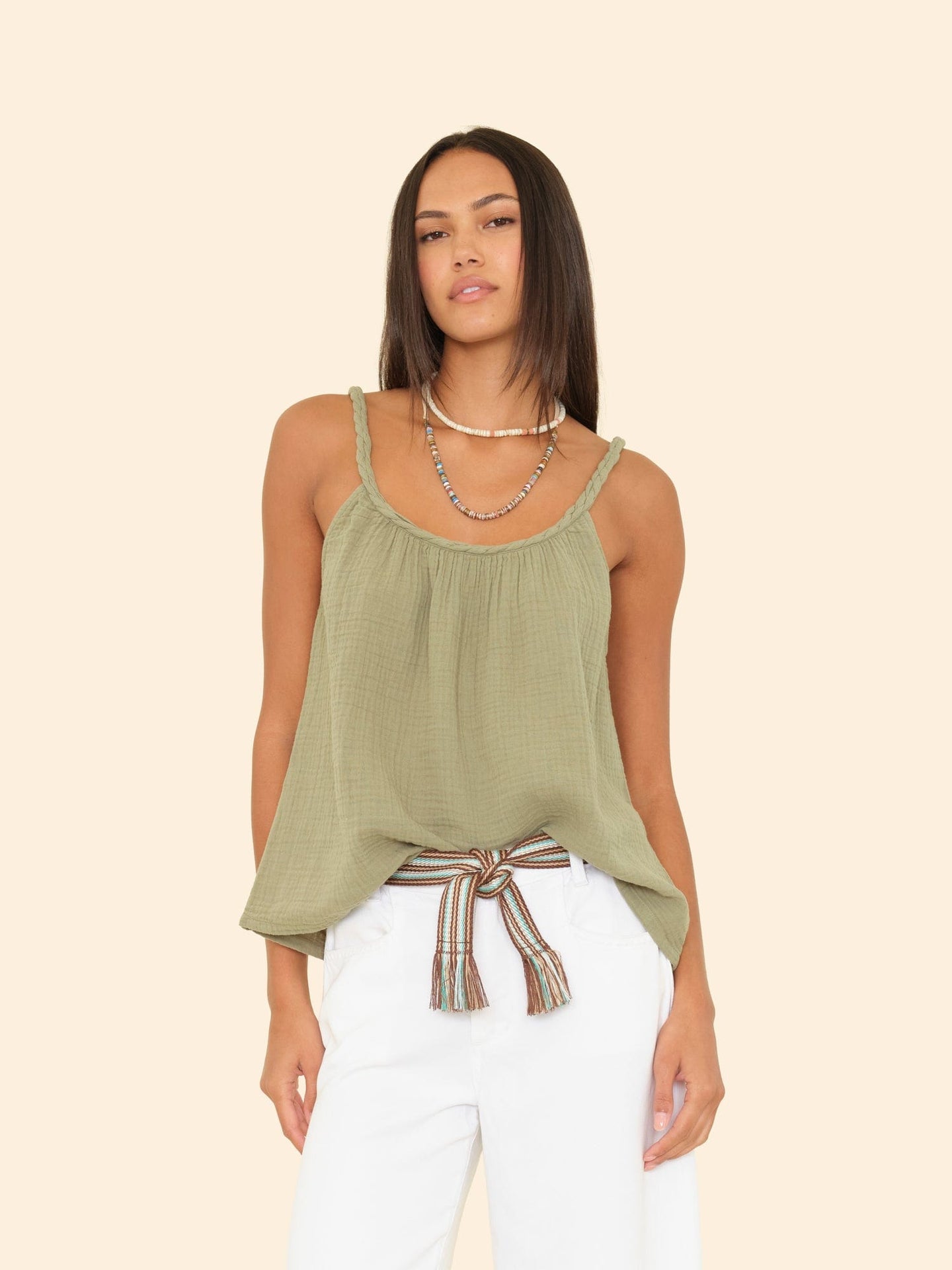 X2501 Top Dark Seagrass Brandi Top Dark Seagrass Brandi Top