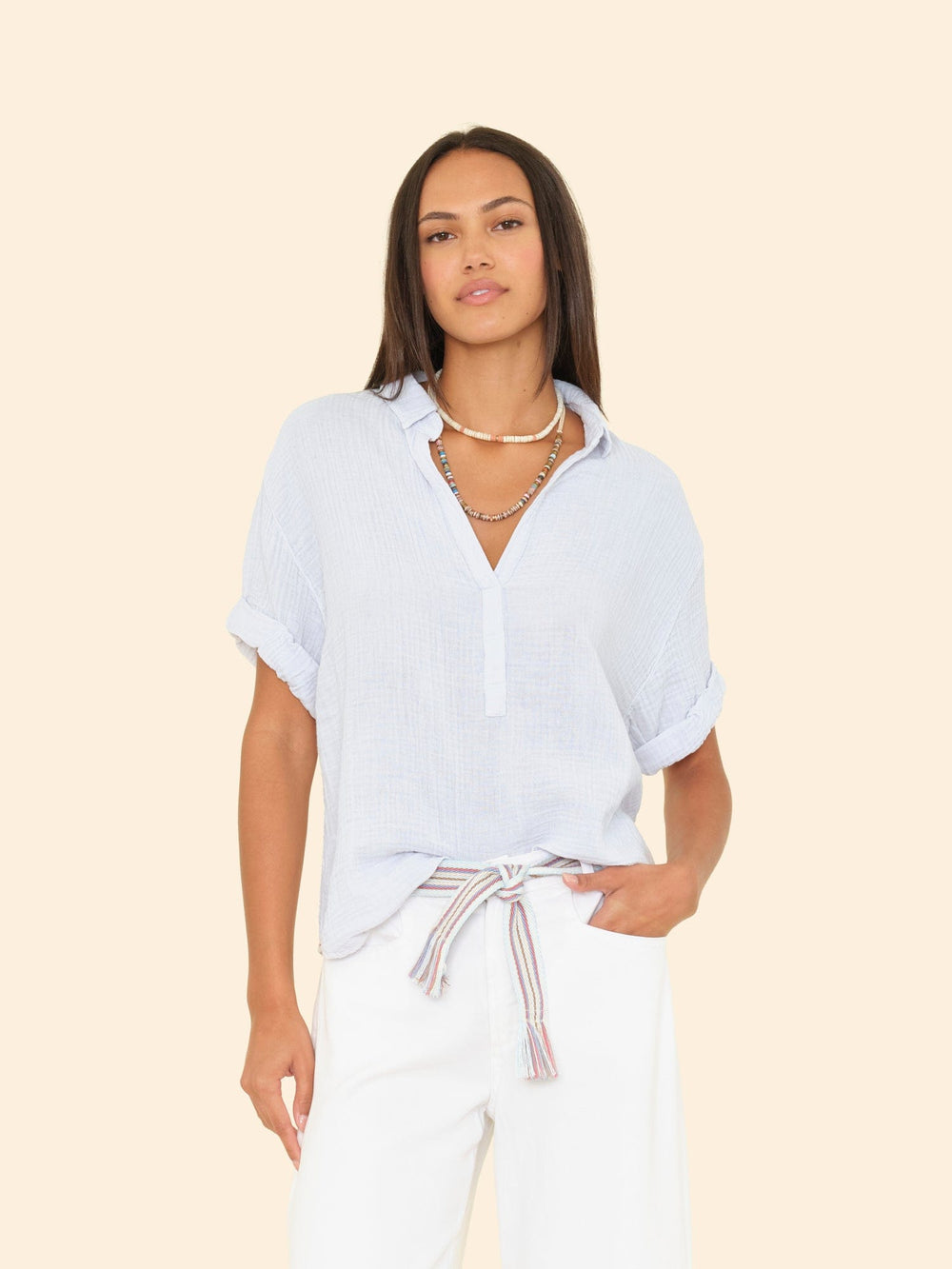 X2501 Top Pale Sky Cruz Top Pale Sky Cruz Top