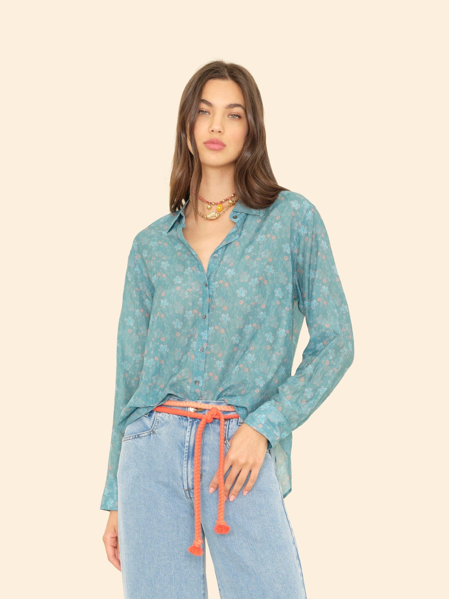 X2502 Shirt Aqua Teal Beau Shirt Aqua Teal Beau Shirt