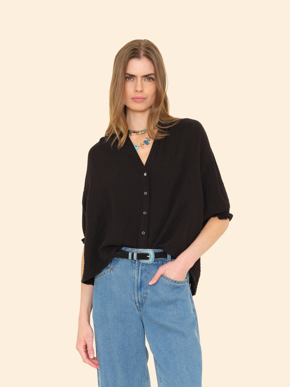 X2502 Shirt Black Alyss Shirt Black Alyss Shirt