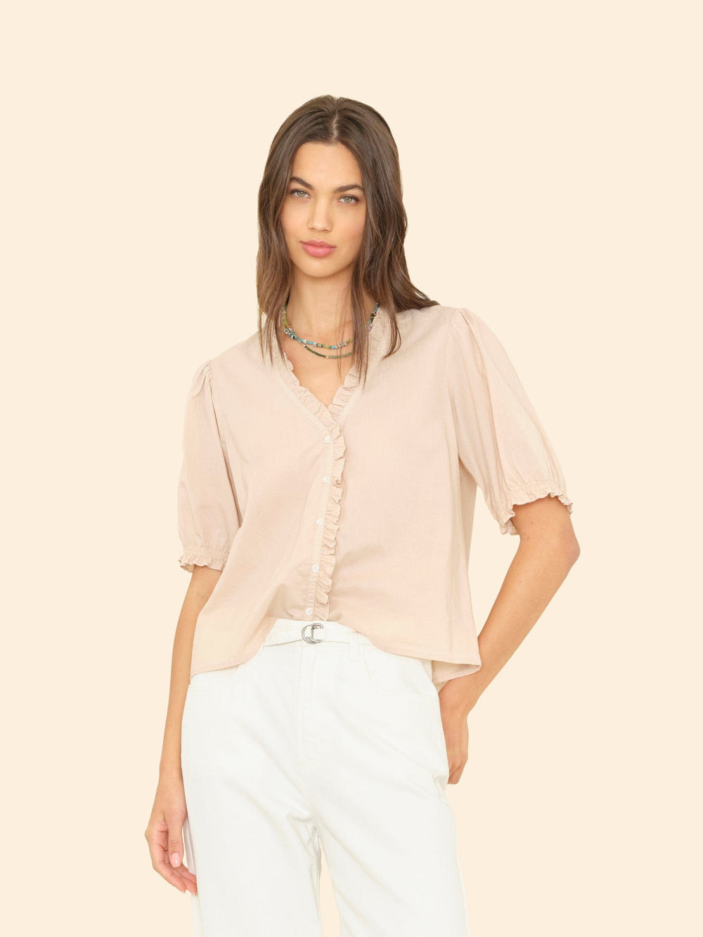 X2502 Shirt Parchment Jenna Shirt Parchment Jenna Shirt