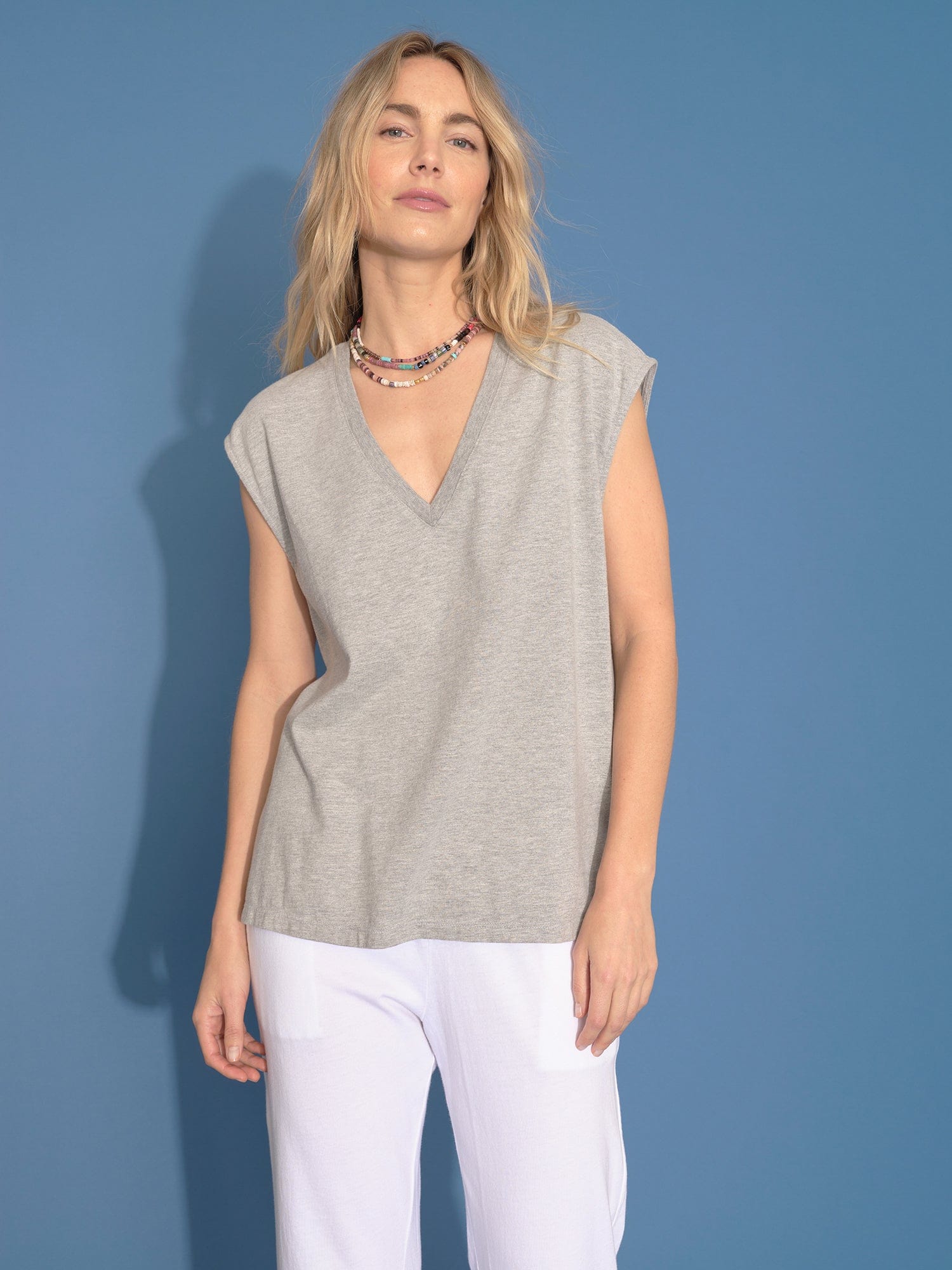 Heather Grey Dax Tee