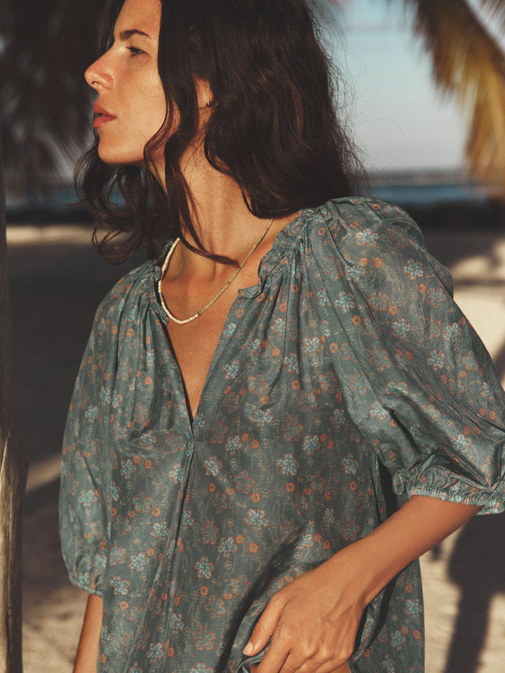 X2502 Top Aqua Teal Jules Top Aqua Teal Jules Top