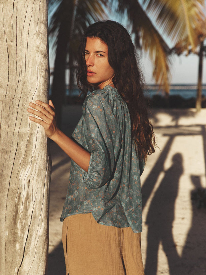 X2502 Top Aqua Teal Jules Top Aqua Teal Jules Top