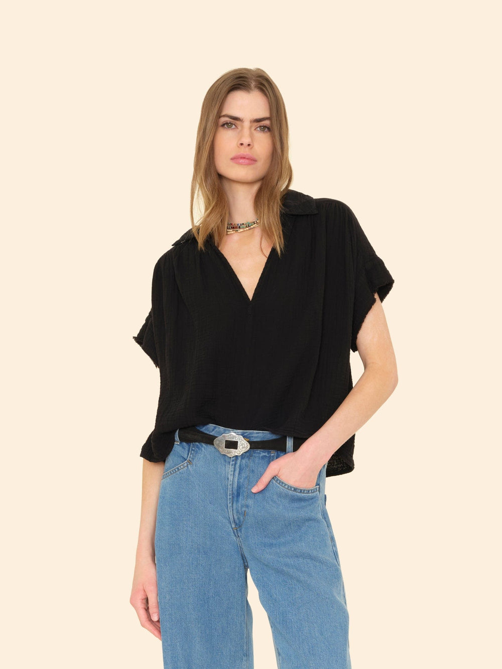 X2502 Top Black Reggie Top Black Reggie Top