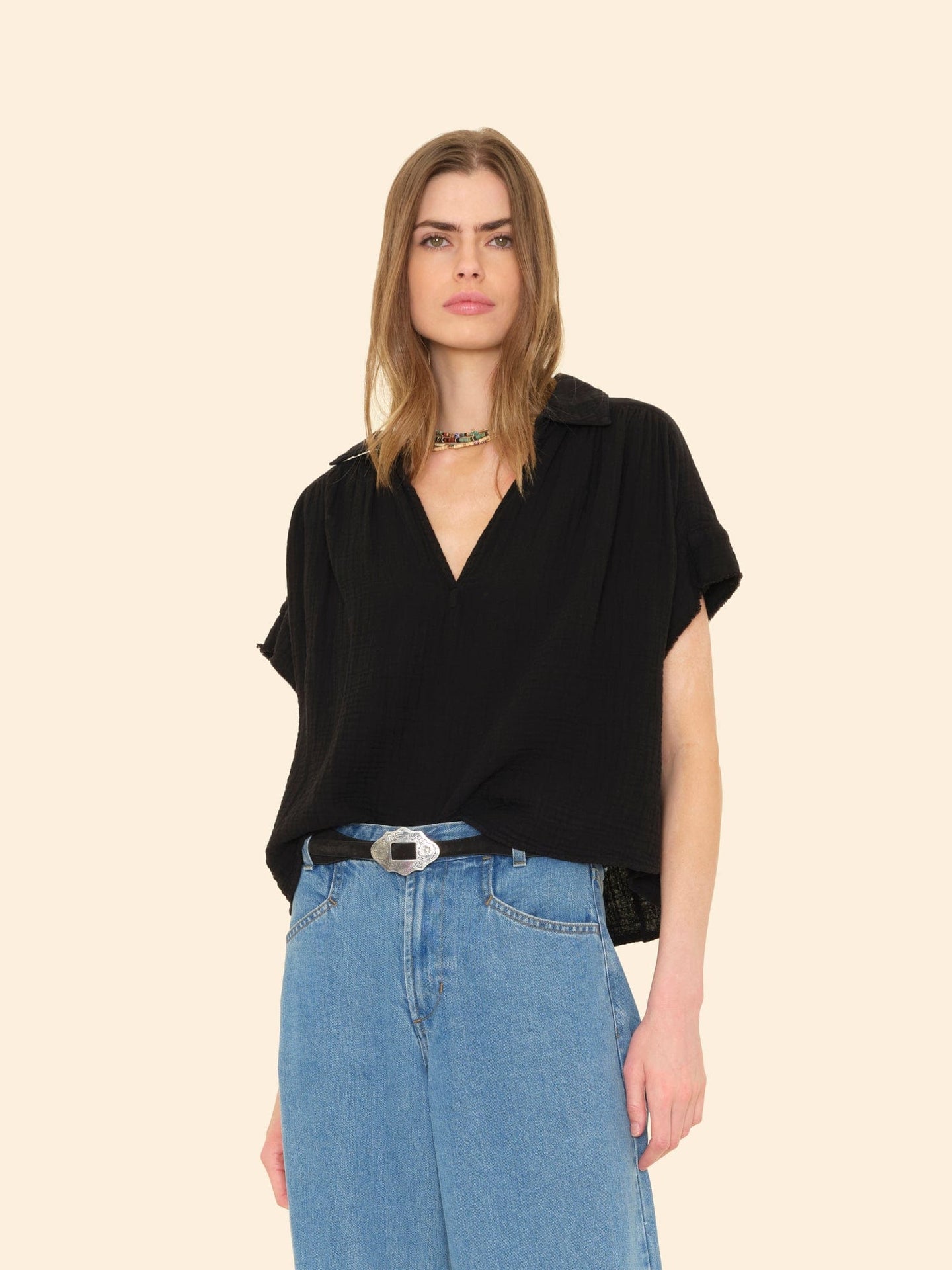 X2502 Top Black Reggie Top Black Reggie Top