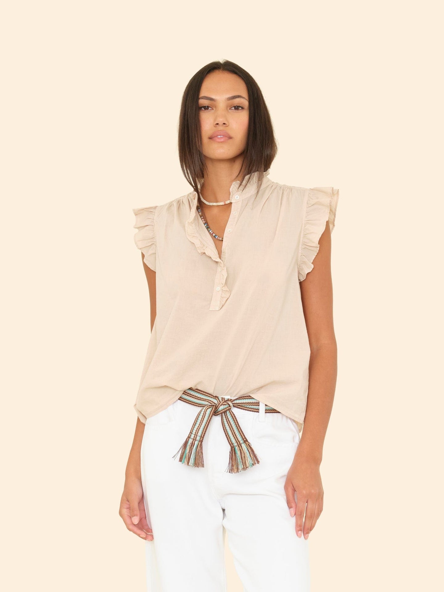 X2502 Top Parchment Brenna Top Parchment Brenna Top