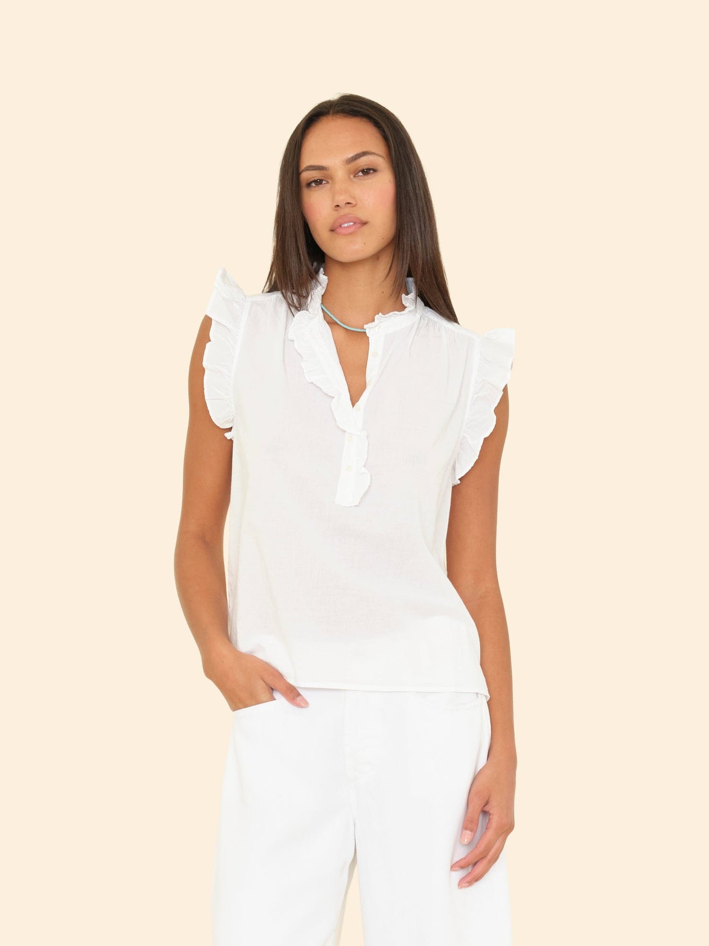 X2502 Top White Brenna Top White Brenna Top