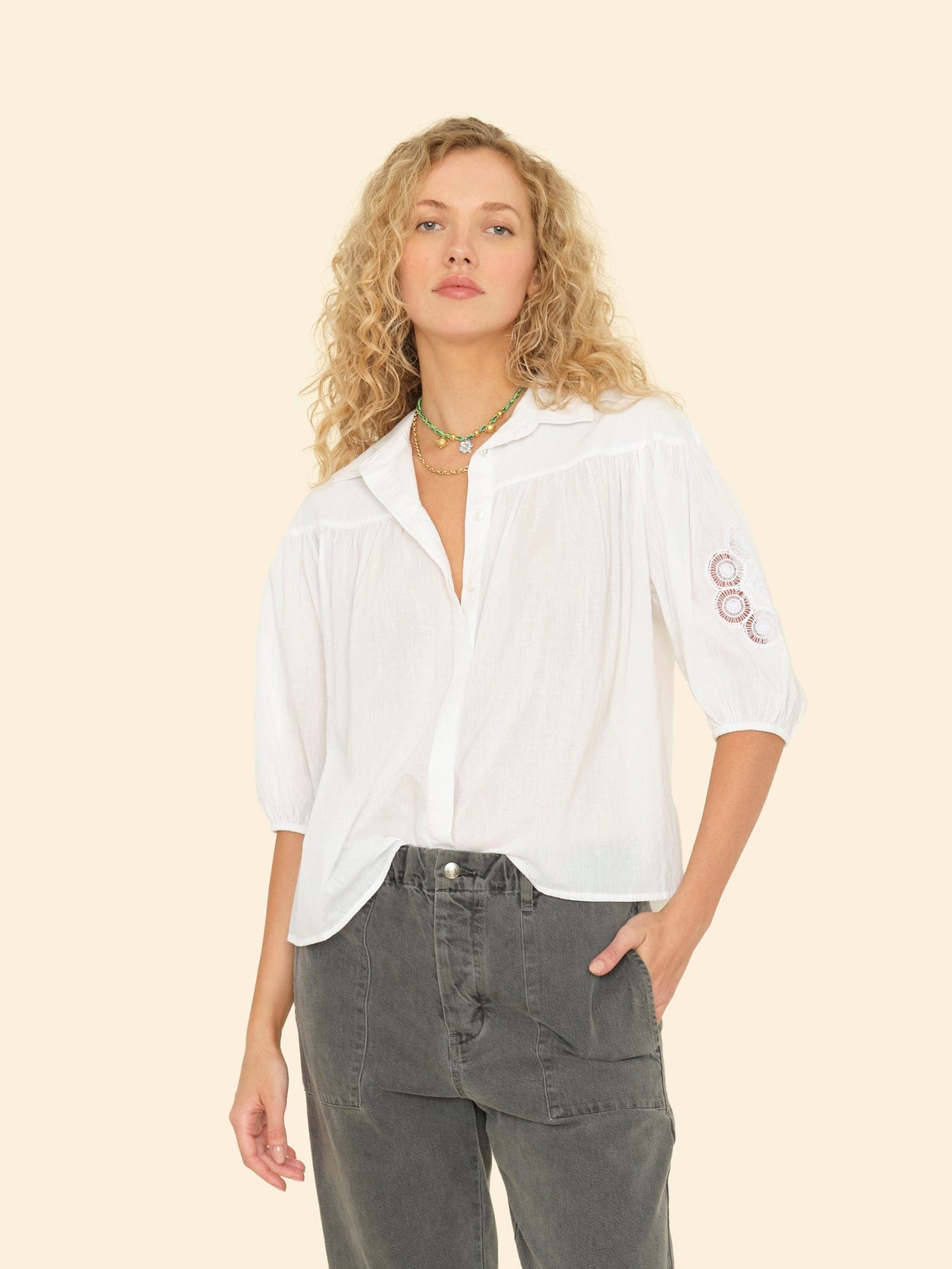 X2502 Top White Kenza Top White Kenza Top
