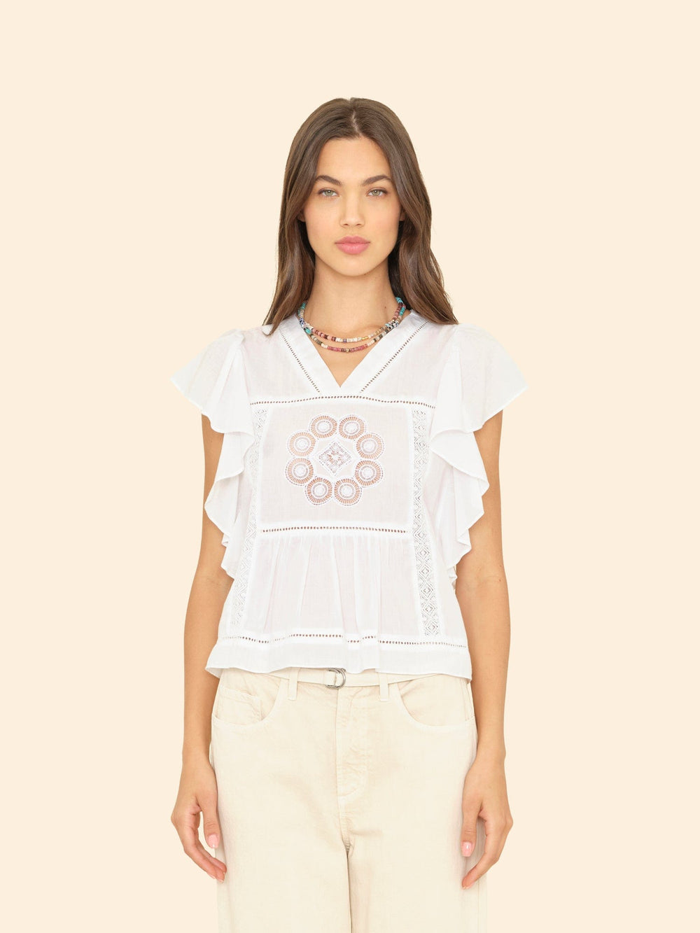 X2502 Top White Mara Top White Mara Top