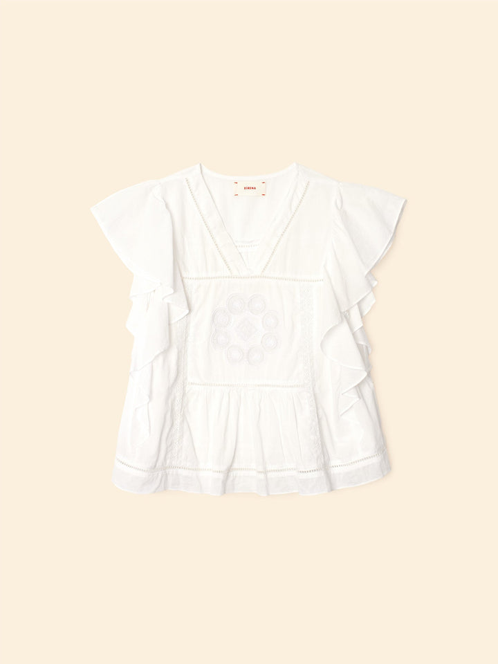 X2502 Top White Mara Top White Mara Top