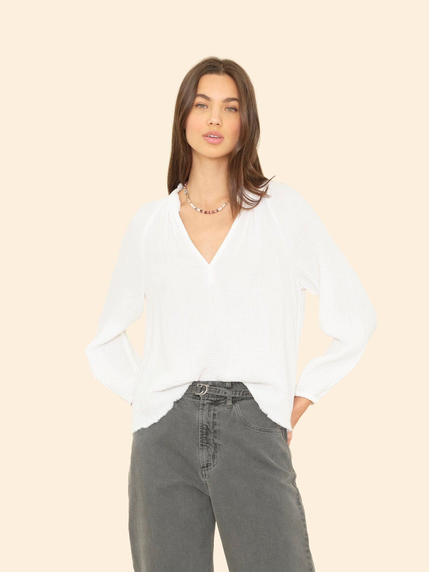 X2502 Top White Milla Top White Milla Top