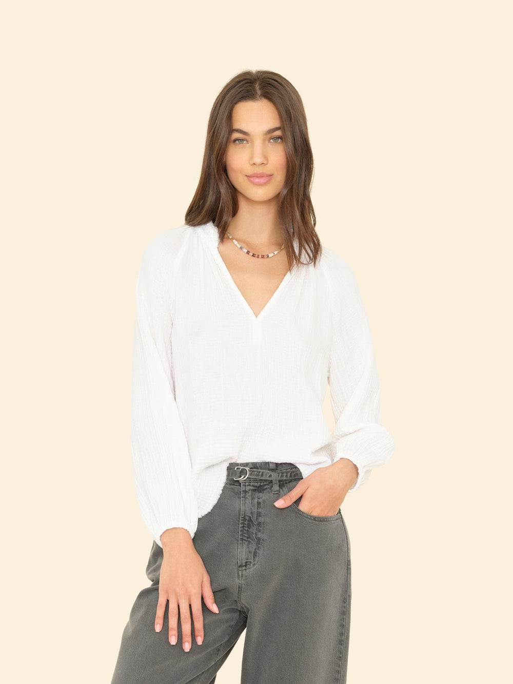 X2502 Top White Milla Top White Milla Top