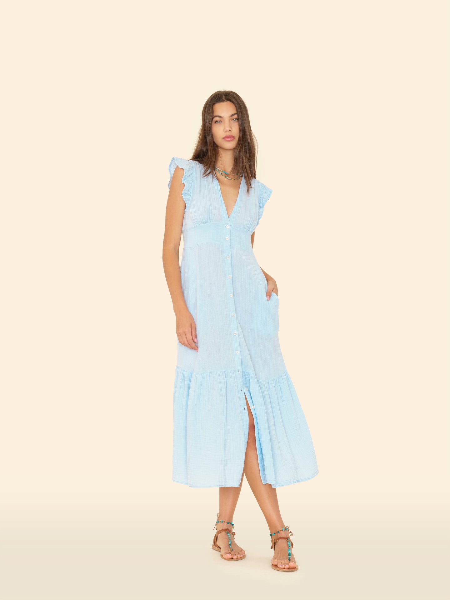 X2503 Dress Blue Mist Davana Dress Blue Mist Davana Dress