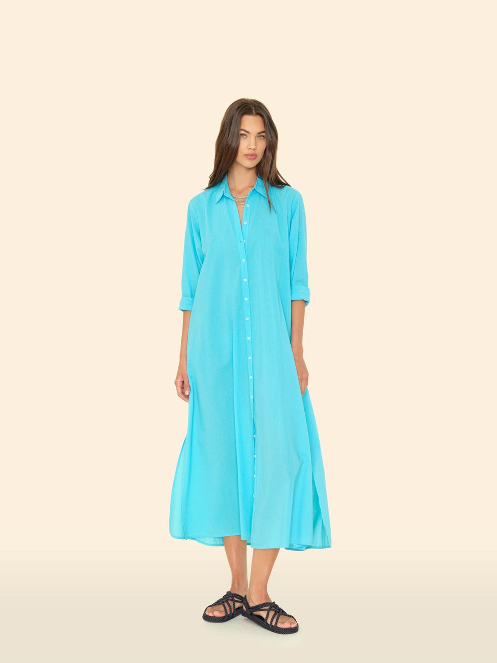 X2503 Dress Cabana Blue Boden Dress Cabana Blue Boden Dress
