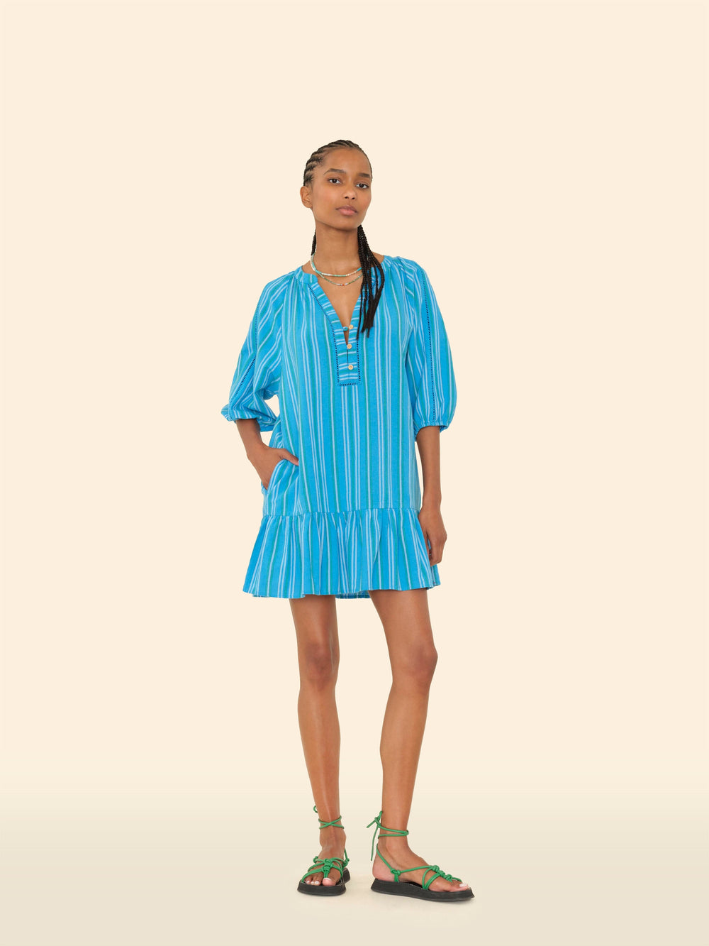 X2503 Dress Castaway Blue Edie Dress Castaway Blue Edie Dress