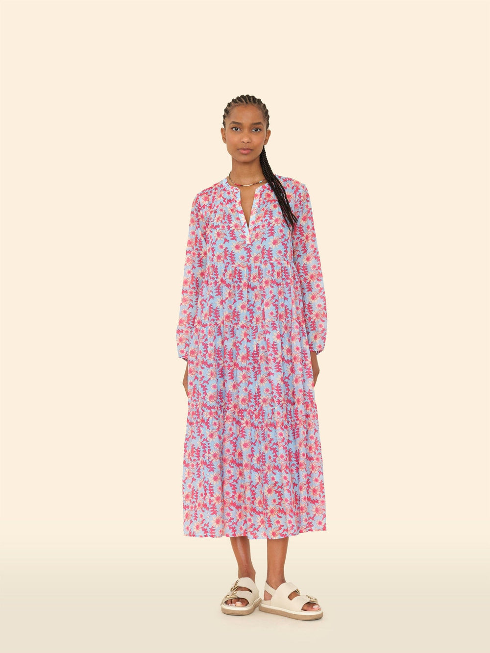 X2503 Dress Cornflower Blue Serene Dress Cornflower Blue Serene Dress