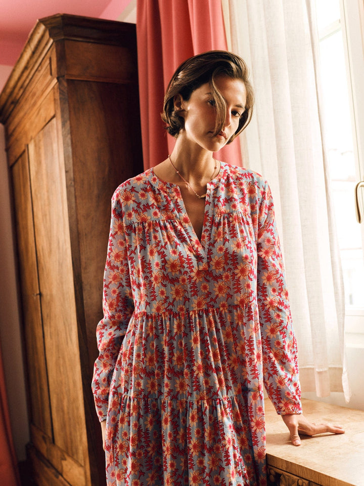 X2503 Dress Cornflower Blue Serene Dress Cornflower Blue Serene Dress