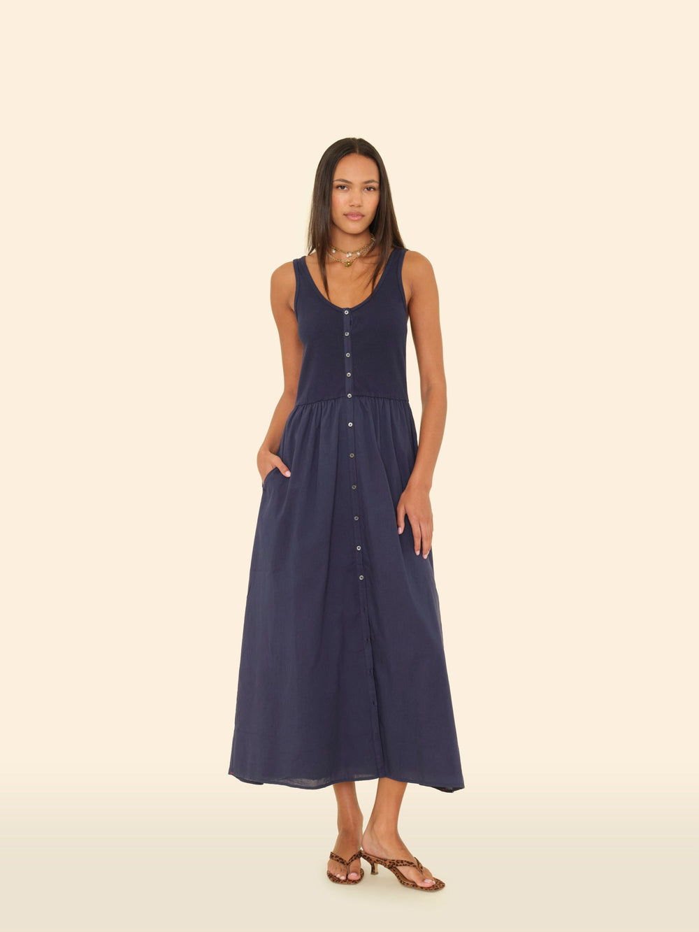 X2503 Dress Navy Fenix Dress Navy Fenix Dress