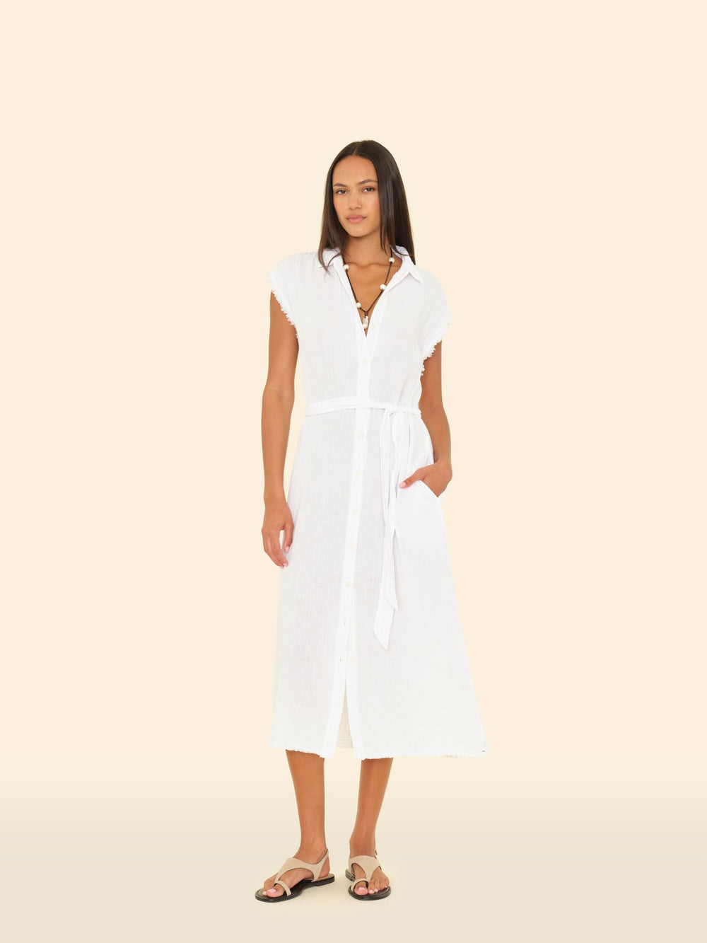 X2503 Dress White Aliza Dress White Aliza Dress