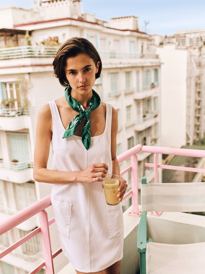 X2503 Dress White Carissa Denim Dress White Carissa Denim Dress