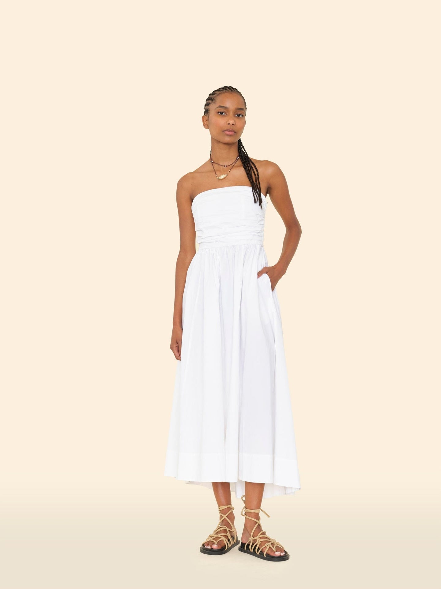 X2503 Dress White Clea Dress White Clea Dress