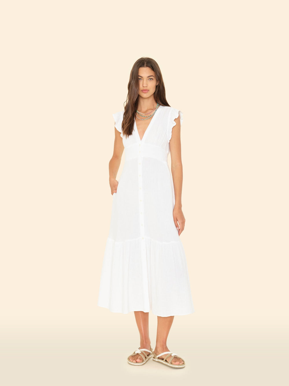 X2503 Dress White Davana Dress White Davana Dress
