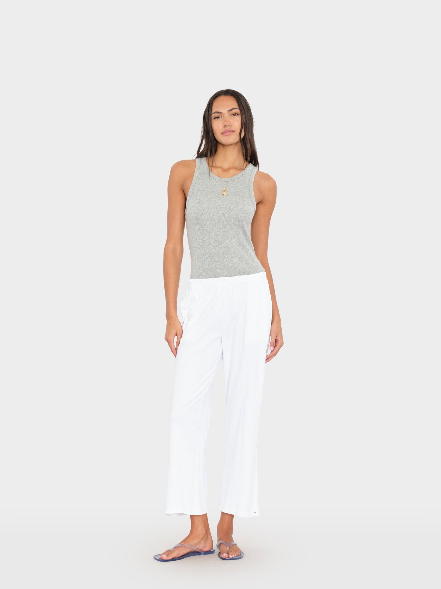 White Crawford Pant