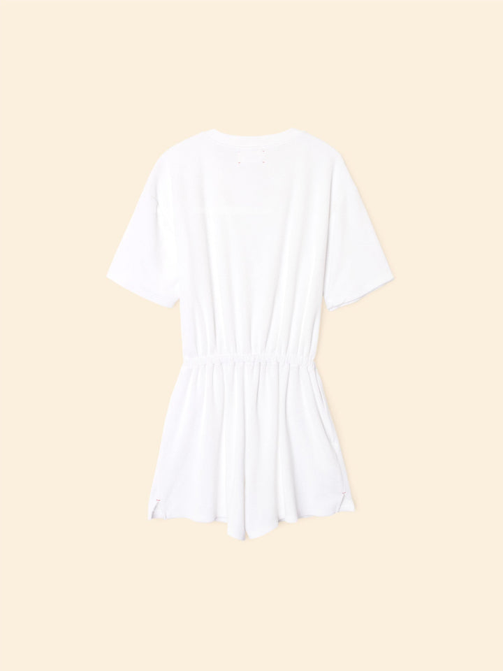 X2503 Romper White Evert Terry Romper White Evert Terry Romper