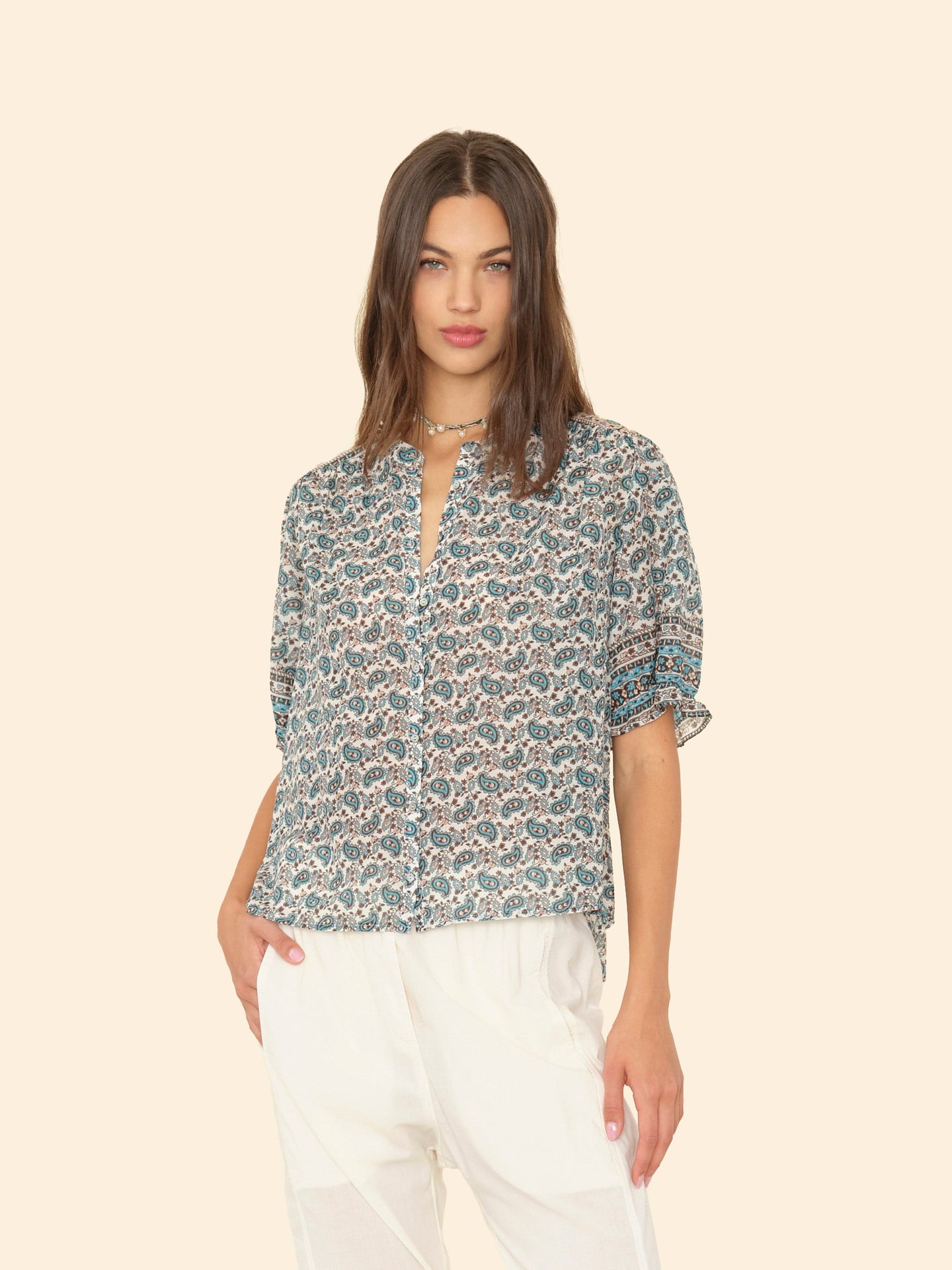 X2503 Shirt Blue Bay Eden Shirt Blue Bay Eden Shirt