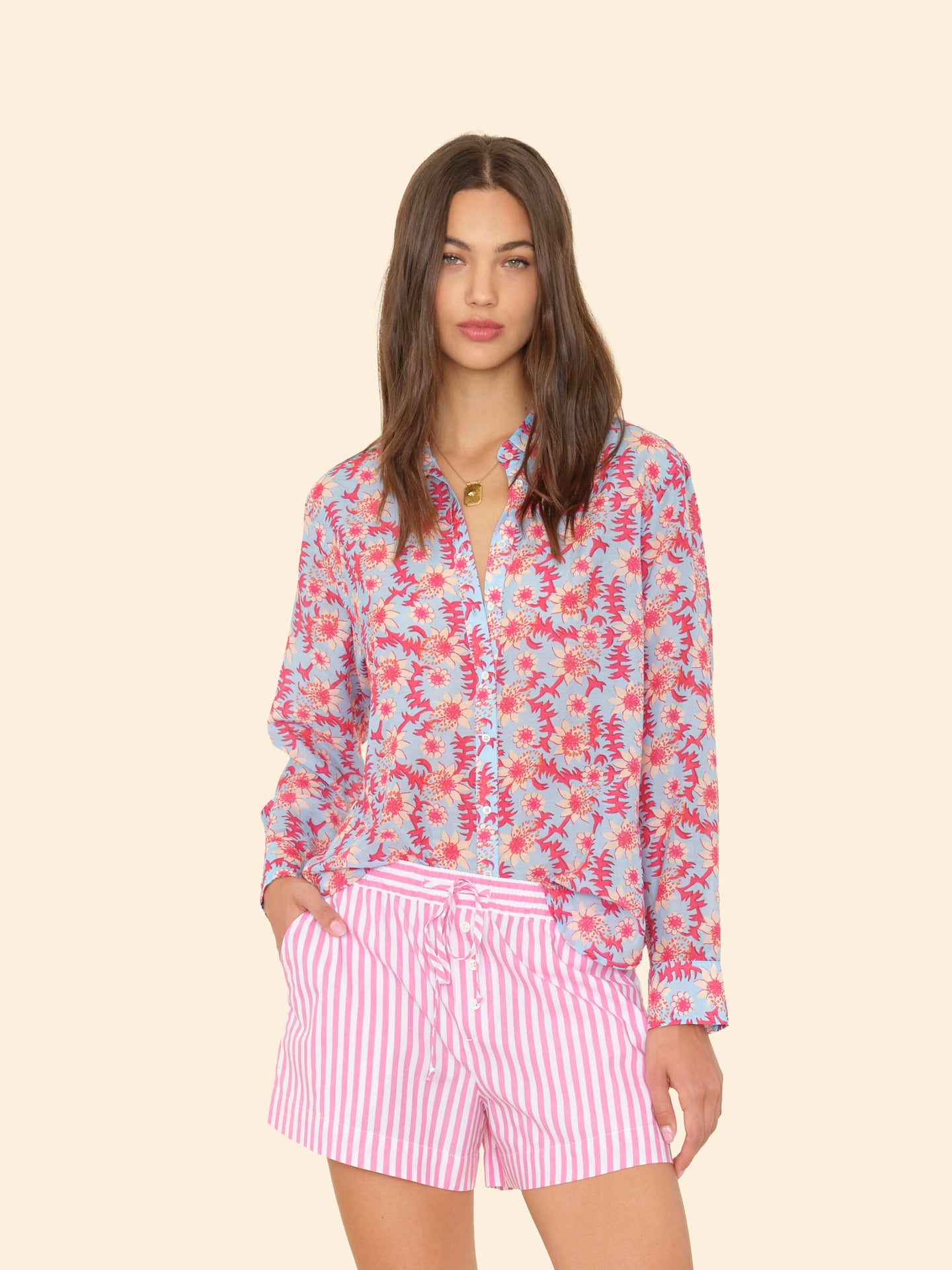 X2503 Shirt Cornflower Blue Beau Shirt Cornflower Blue Beau Shirt