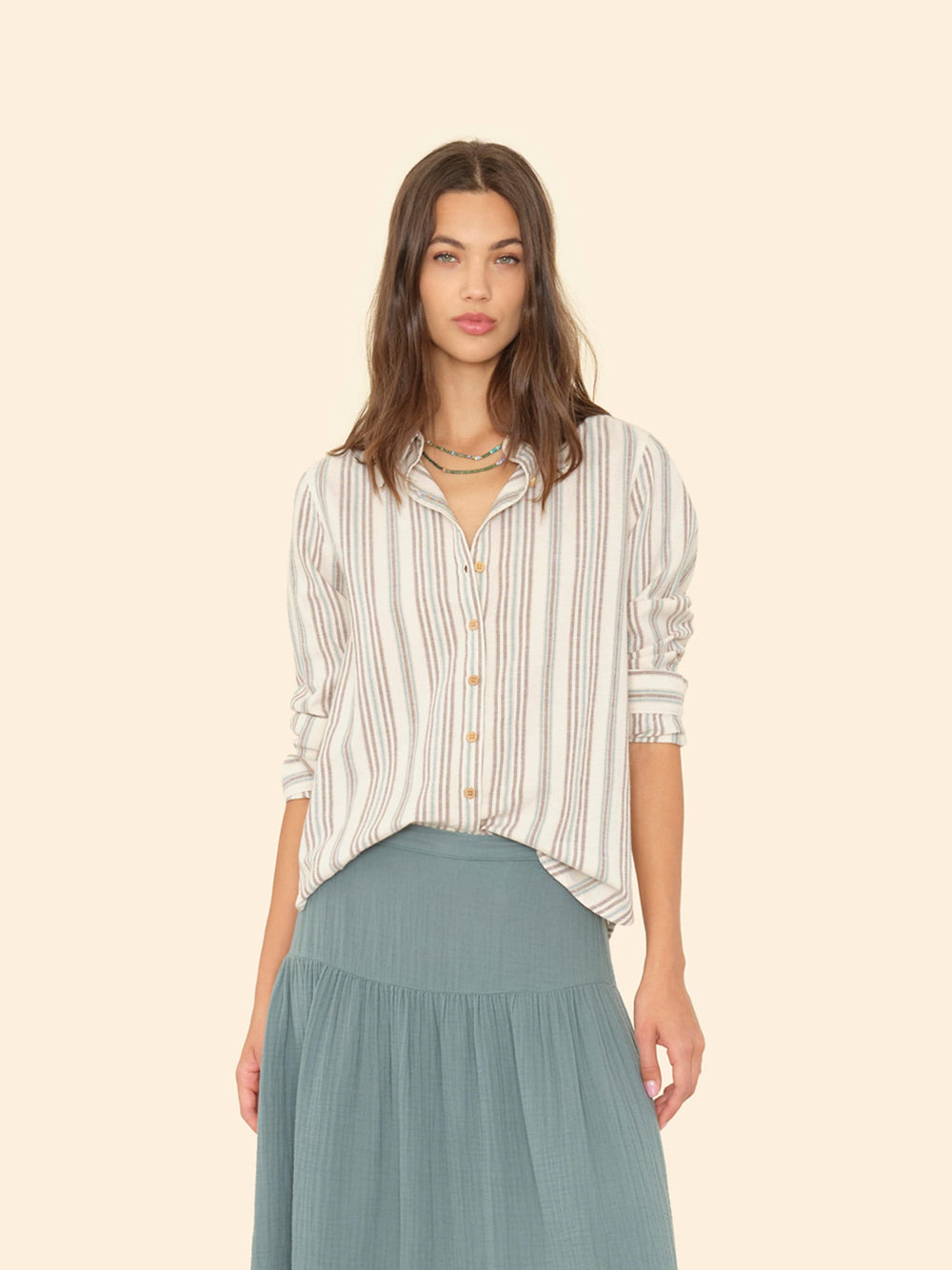 X2503 Shirt Ivory Sand Scout Shirt Ivory Sand Scout Shirt