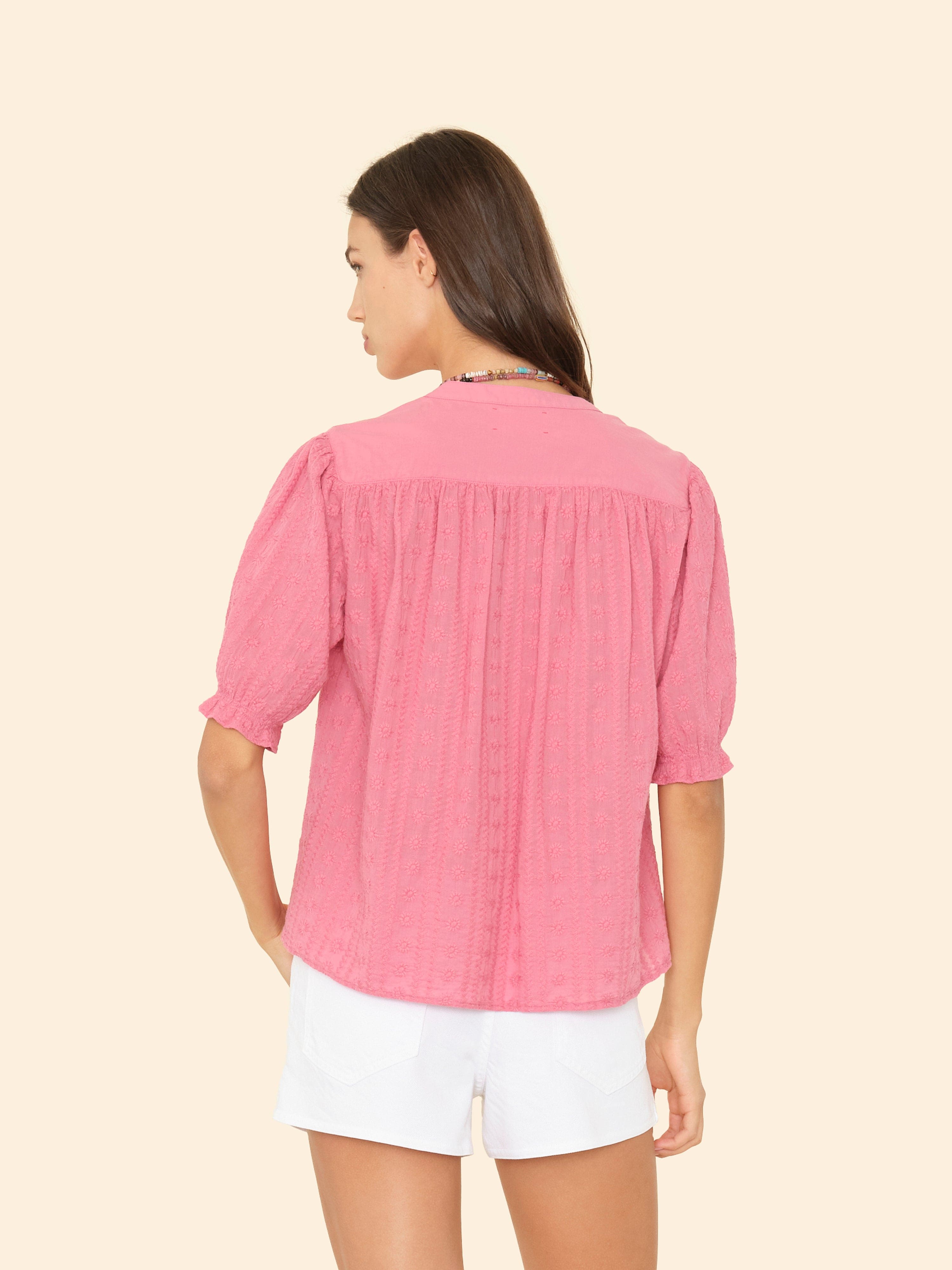 超人気ブティック x2503-shirt-pink-clay-eden- トップス