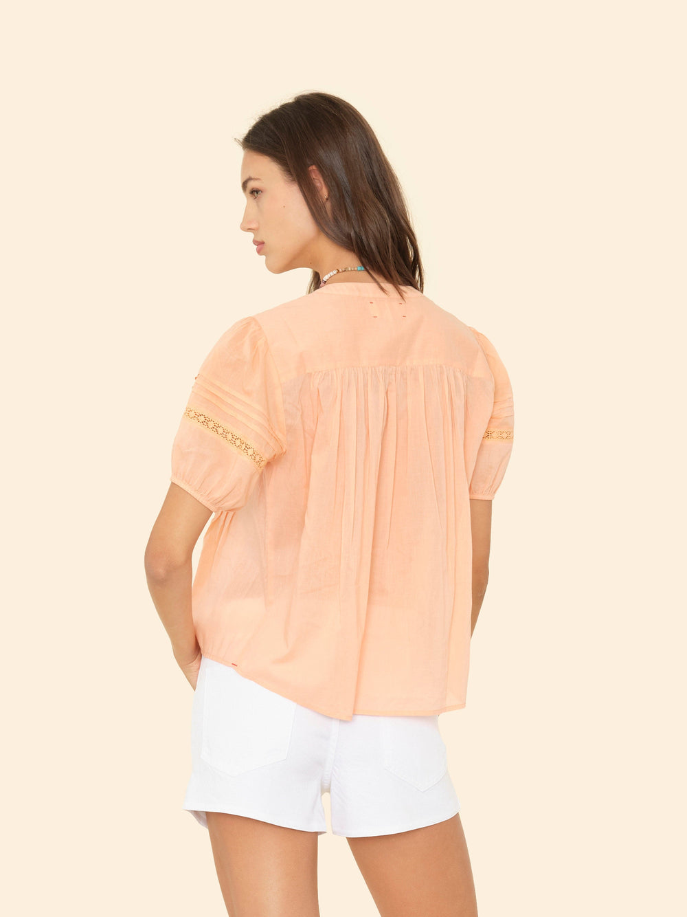 X2503 Shirt Soft Peach Claudia Shirt Soft Peach Claudia Shirt
