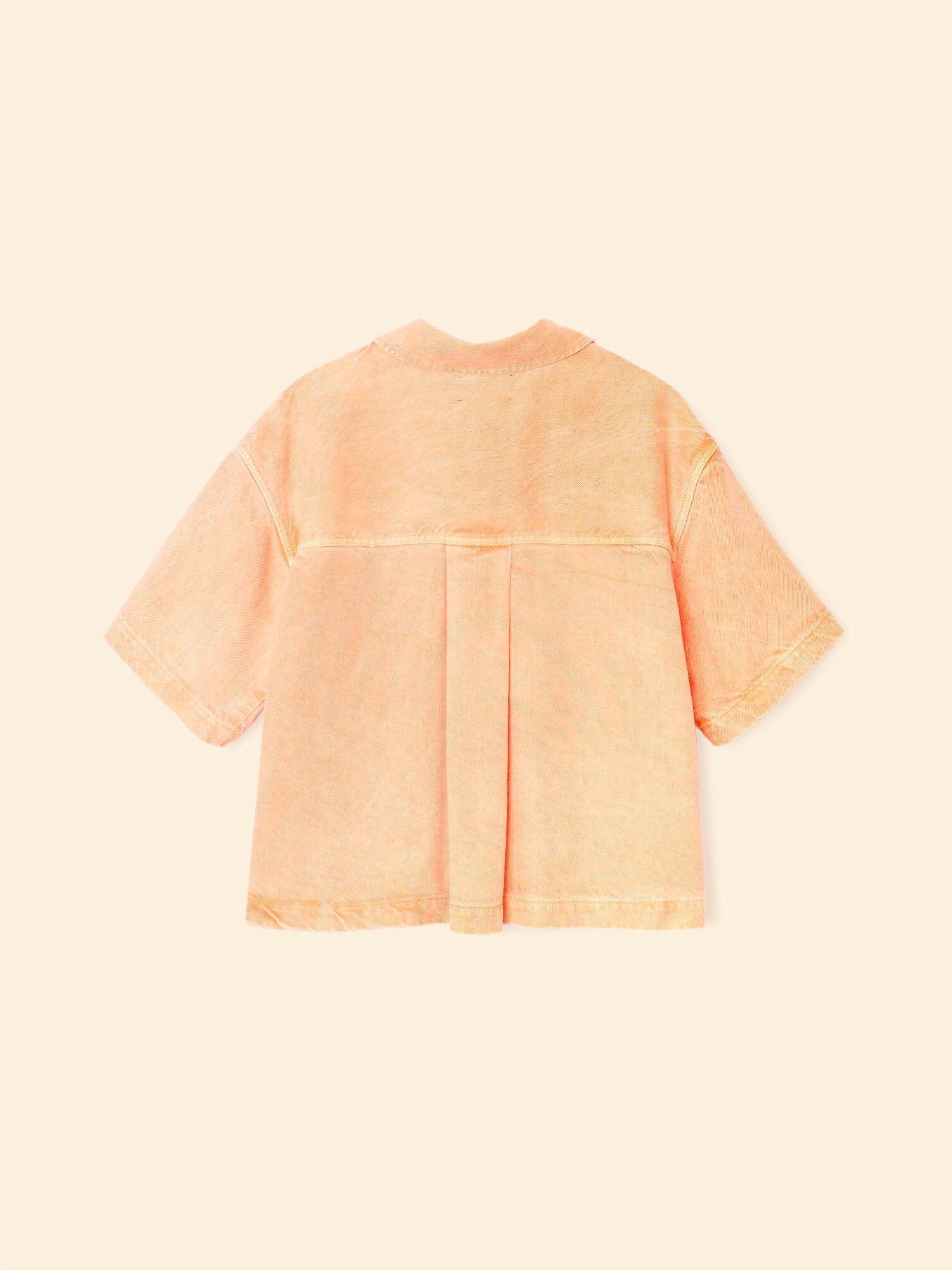 Washed Apricot Ike Denim Shirt