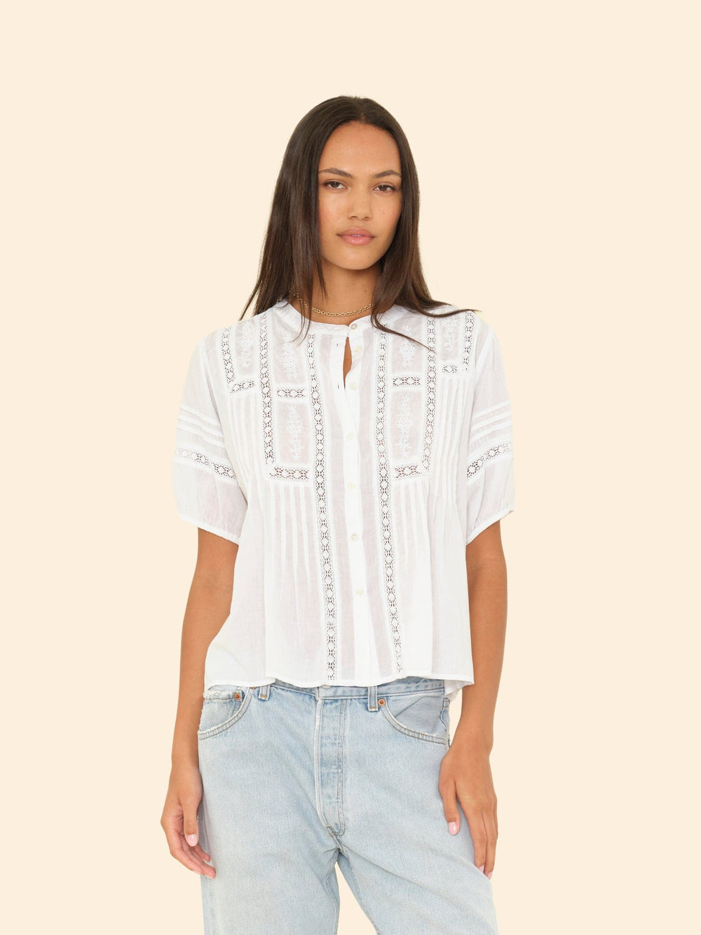 X2503 Shirt White Claudia Shirt White Claudia Shirt