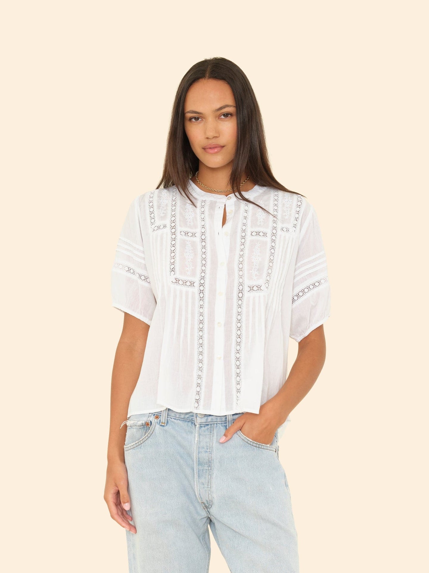 X2503 Shirt White Claudia Shirt White Claudia Shirt