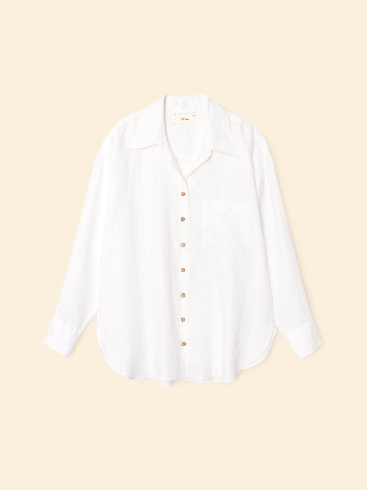 X2503 Shirt White Sydney Linen Shirt White Sydney Linen Shirt