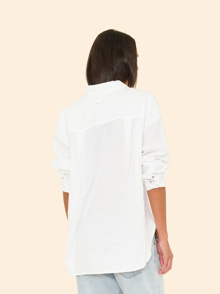 X2503 Shirt White Sydney Linen Shirt White Sydney Linen Shirt