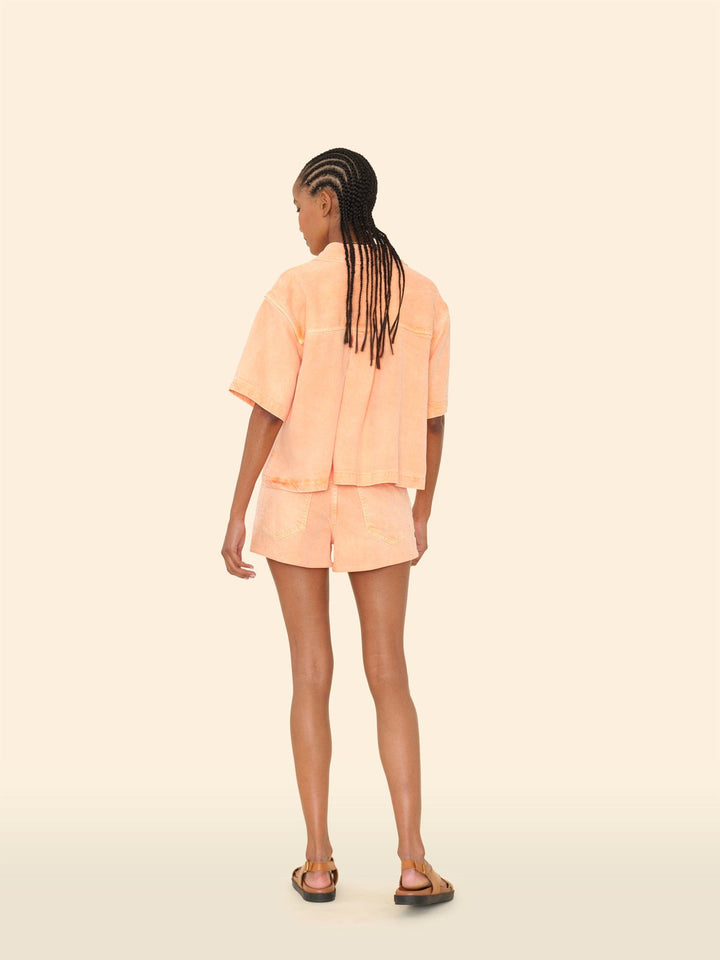 X2503 Short Washed Apricot Renner Denim Short Washed Apricot Renner Denim Short