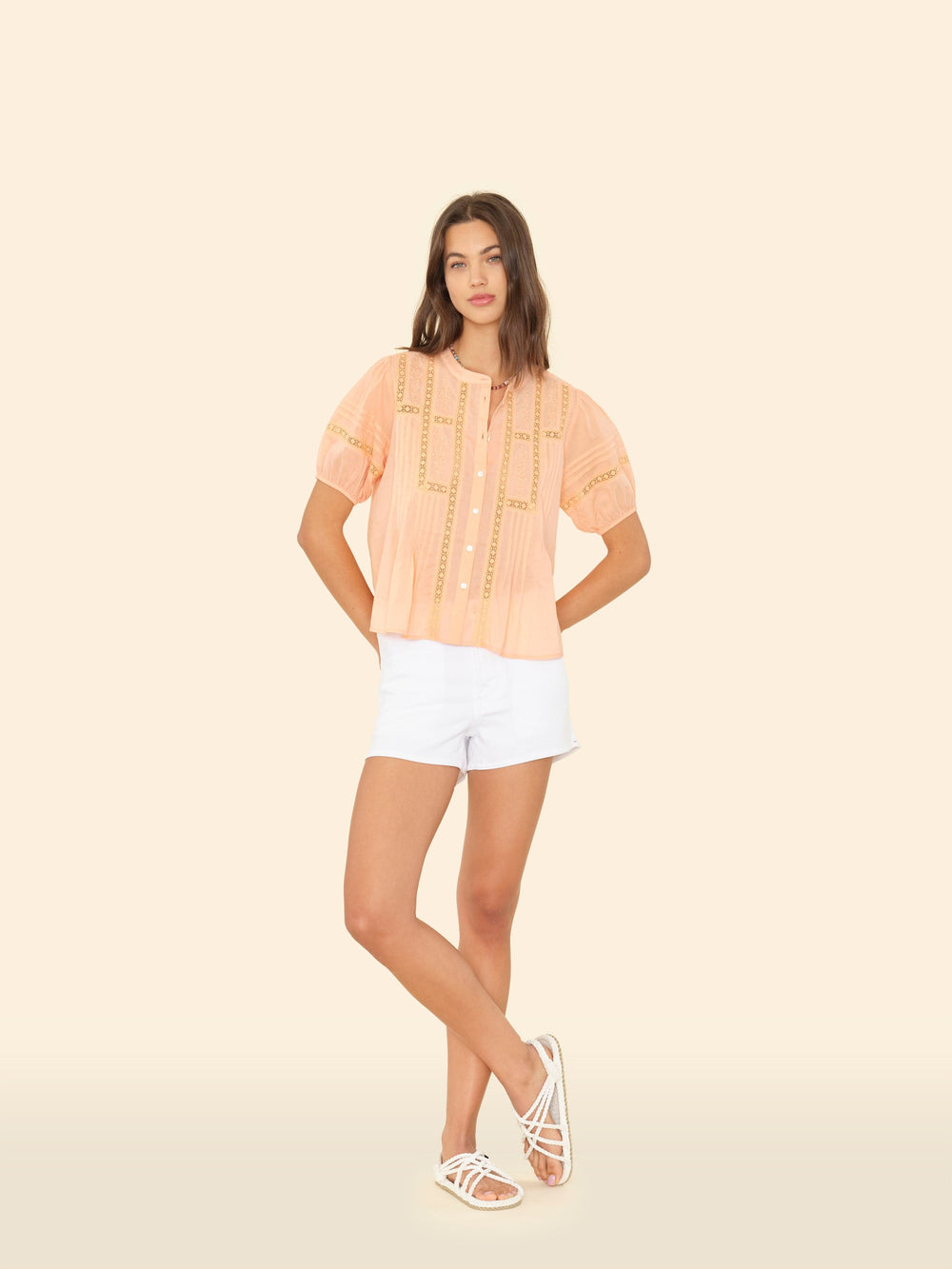 X2503 Short White Renner Denim Short White Renner Denim Short