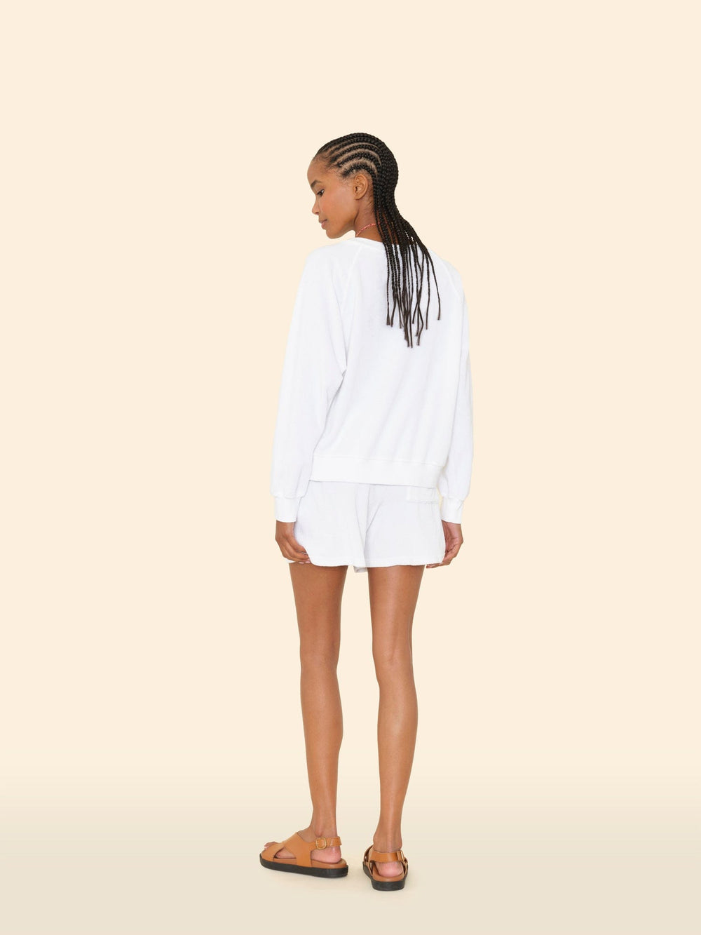 X2503 Short White Shayden Terry Short White Shayden Terry Short