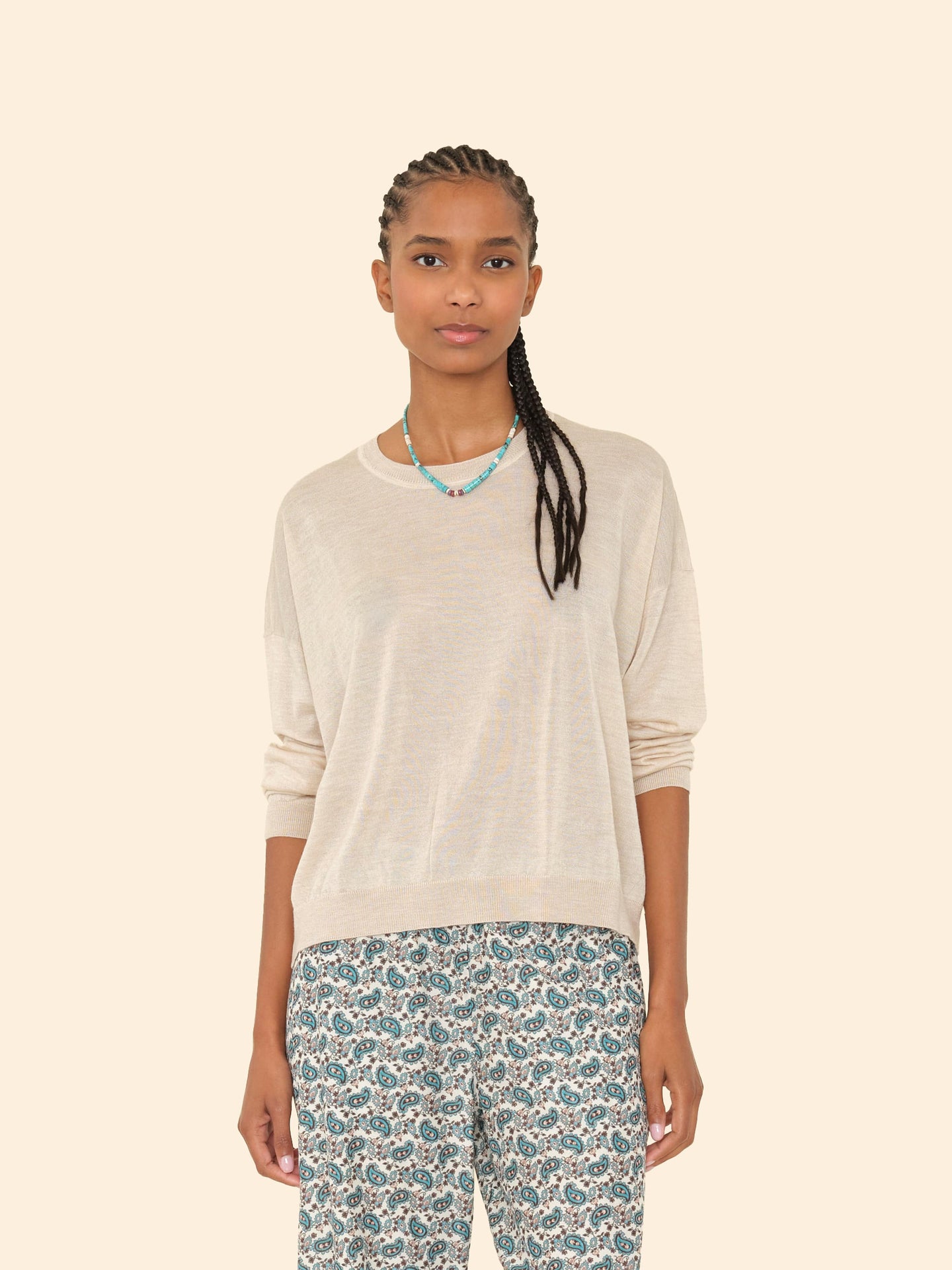 X2503 Sweater Oat Sparrow Sweater Oat Sparrow Sweater