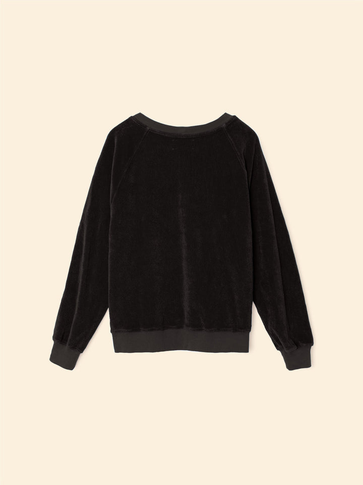 X2503 Sweatshirt Black Hopper Terry Sweatshirt Black Hopper Terry Sweatshirt