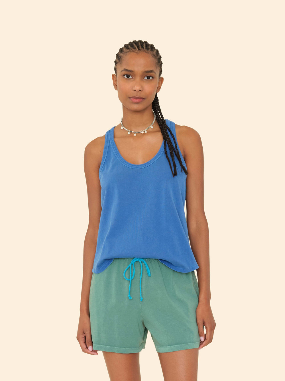 X2503 Tee Fiji Blue Jett Tank Top Fiji Blue Jett Tank Top