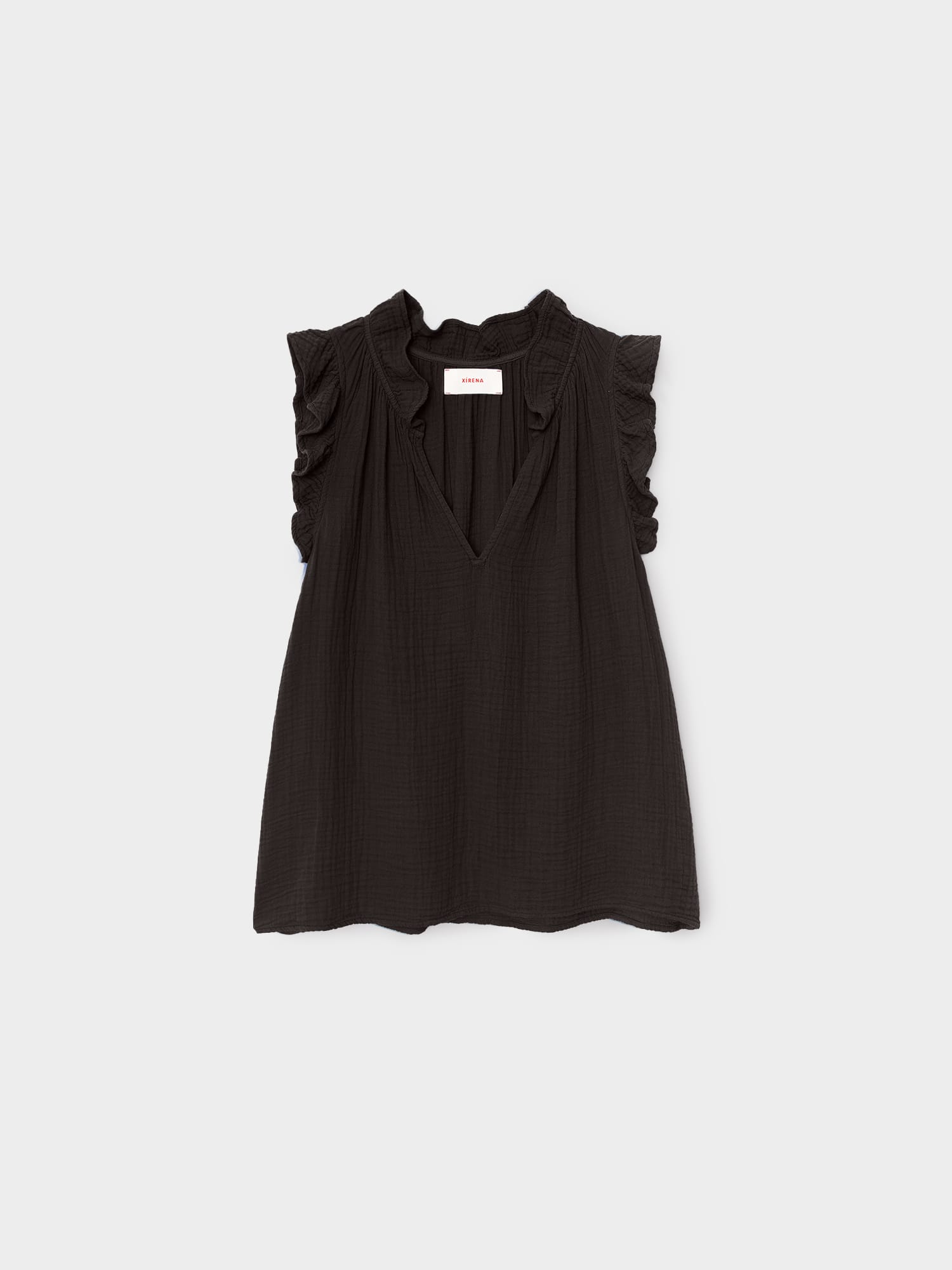 Black Bex Gauze Top