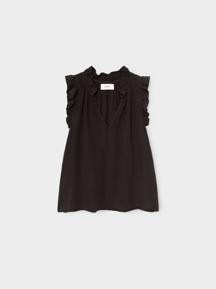 X2503 Top Black Bex Gauze Top Black Bex Gauze Top